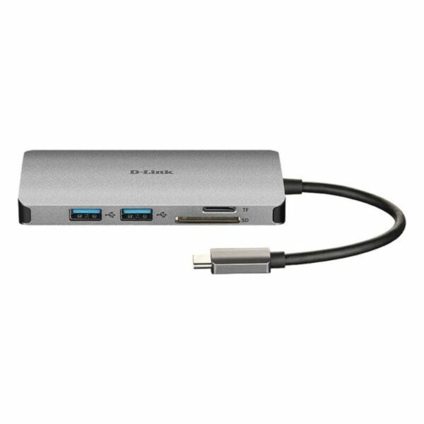Hub USB C D-Link DUB-M810 Silberfarben – Bild 2