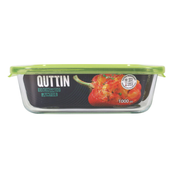 Lunchbox Quttin rechteckig 1L 22 x 15,5 x 6,5 cm (6 Stück) – Bild 3