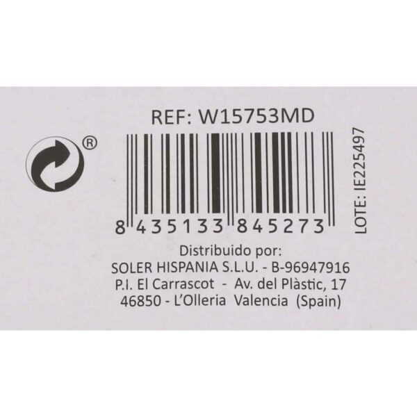 Scheuermittelablage für Spülbecken 47566 15,2 x 15,2 x 10,3 cm Weiß (12 Stück) – Bild 3