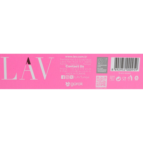 Gläserset LAV Tuana 320 ml 3 Stücke (16 Stück) – Bild 3
