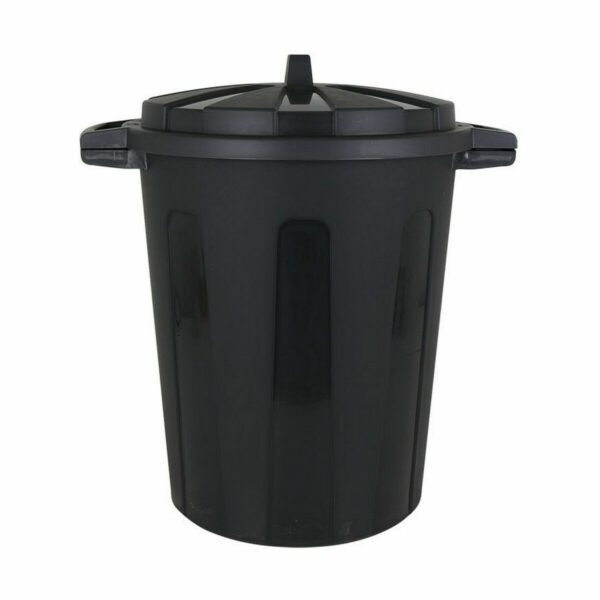Abfalleimer Dem 100 L Schwarz 64 x 54 x 68 cm (3 Stück) – Bild 2