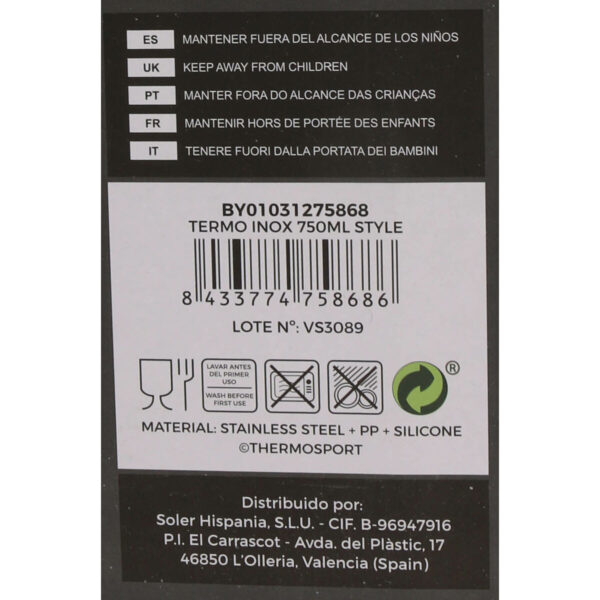 Reise-Thermoskanne ThermoSport Edelstahl 750 ml (8 Stück) – Bild 3