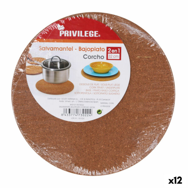 Untersetzer Privilege 32 x 1 cm (12 Stück)