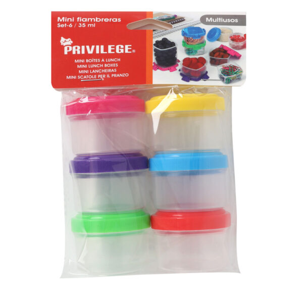 Lunchbox-Set Privilege 35 ml Ø 4,5 x 3 cm 6 Stücke (24 Stück) – Bild 2