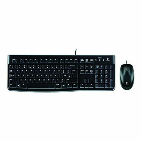 Tastatur und optische Maus Logitech MK120 Schwarz Spanisch Qwerty Spanisch – Bild 2