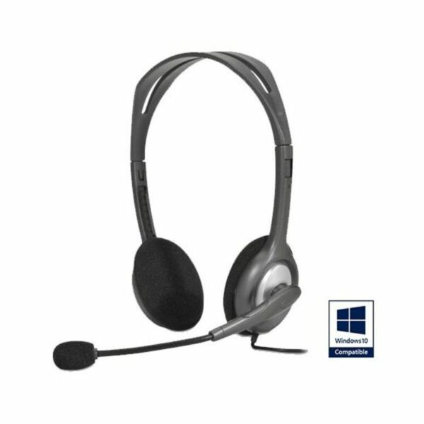 Kopfhörer mit Mikrofon Logitech 981-000271           2 x Jack 1,4 m – Bild 7