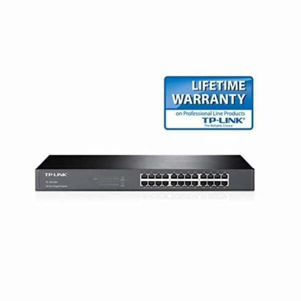 Schalter für das Netz mit Schaltschrank TP-Link TL-SG1024 48P Gigabit 1 U 19" – Bild 3