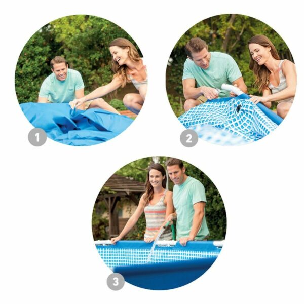 Schwimmbad Abnehmbar Intex 4485 L kreisförmig 305 x 76 cm – Bild 3