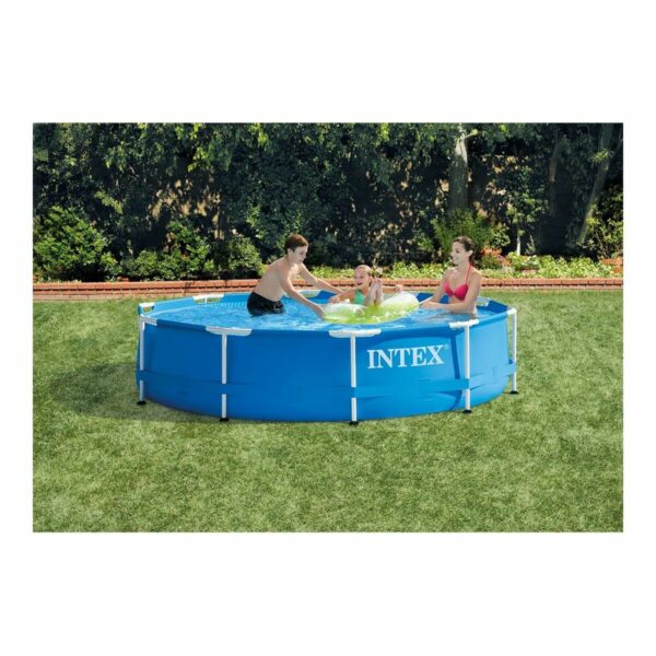 Schwimmbad Abnehmbar Intex Blau 4485 L kreisförmig 305 x 76 cm – Bild 4