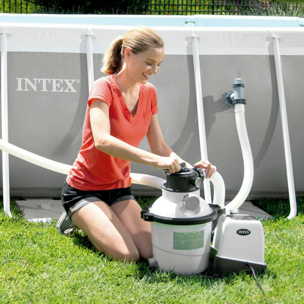 Aufbereitungsanlage für Schwimmbad Intex Filter Pump 32000 L – Bild 4