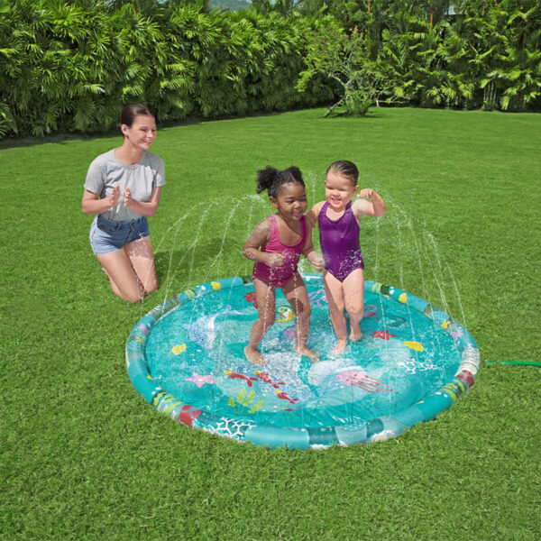 Wassersprinkler-Spielzeug Bestway Kunststoff Marineblau Ø 165 cm – Bild 3