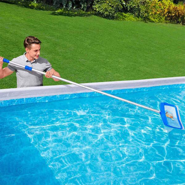 Bestway Aluminiumstange Teleskop Pool 457 cm Retractable Garten 58702 – Bild 3