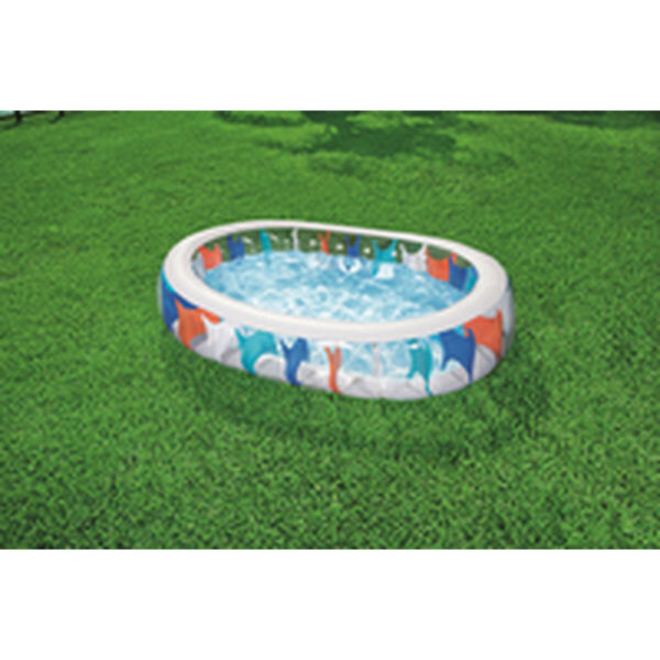 Bestway aufblasbares elliptisches Pool 229x152x51 cm +6 Jahre Garten 54066 – Bild 7