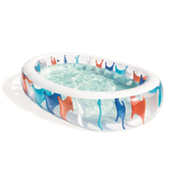 Bestway aufblasbares elliptisches Pool 229x152x51 cm +6 Jahre Garten 54066 – Bild 2