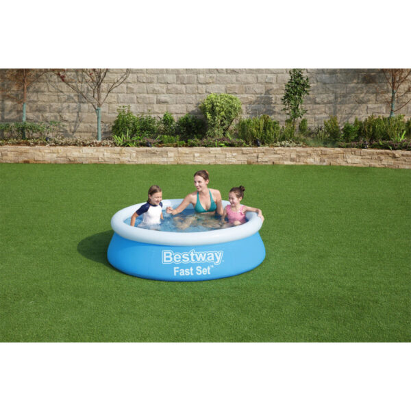 Bestway Aufblasbares Schwimmbecken für Erwachsene Ring 183x51 cm Garten 57392 – Bild 5