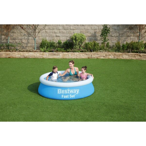 Bestway Aufblasbares Schwimmbecken für Erwachsene Ring 183x51 cm Garten 57392 – Bild 7