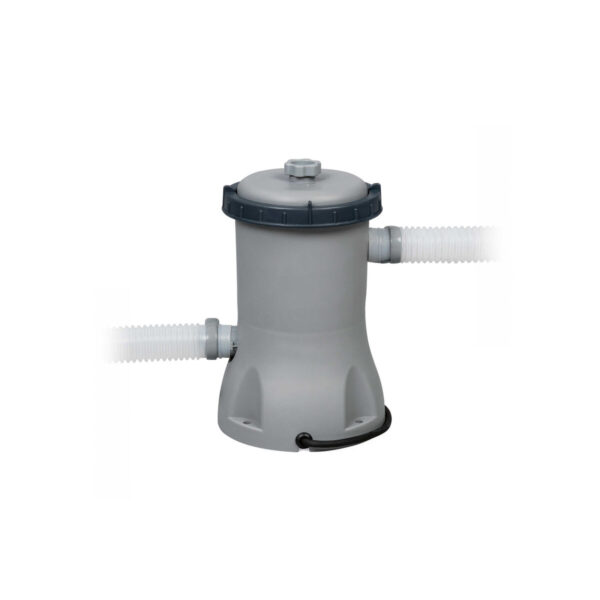 Bestway aufblasbares Pool für Erwachsene Rattanring mit Filter 396x84 cm Garten 57376 – Bild 7