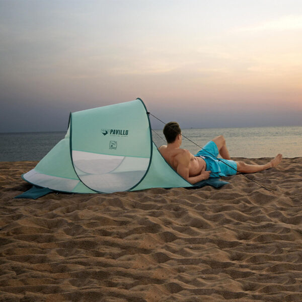 Bestway Polyester Fiberglaszelt UPF 80+ 200x120x90 cm Camping und Strand 68107 – Bild 3