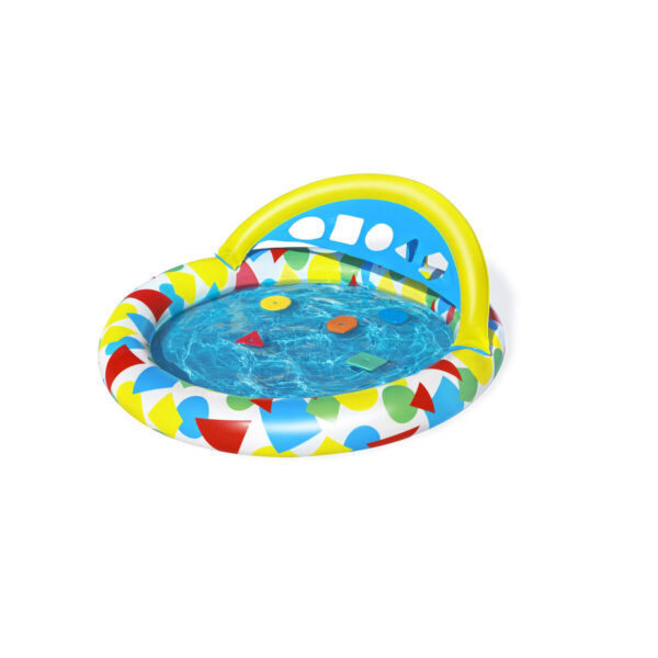 Bestway Aufblasbares Kinderlernbecken 120x117x46 cm +4 Monate Garten 52378 – Bild 6