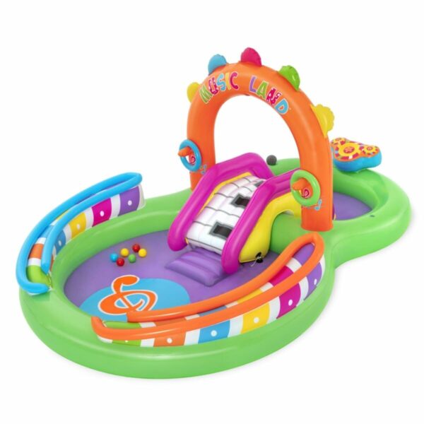 Bestway Aufblasbares Musik-Spiel-Park-Pool 295x190x137 cm +2 Jahre Garten 53117 – Bild 4