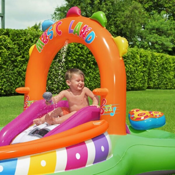 Bestway Aufblasbares Musik-Spiel-Park-Pool 295x190x137 cm +2 Jahre Garten 53117 – Bild 8