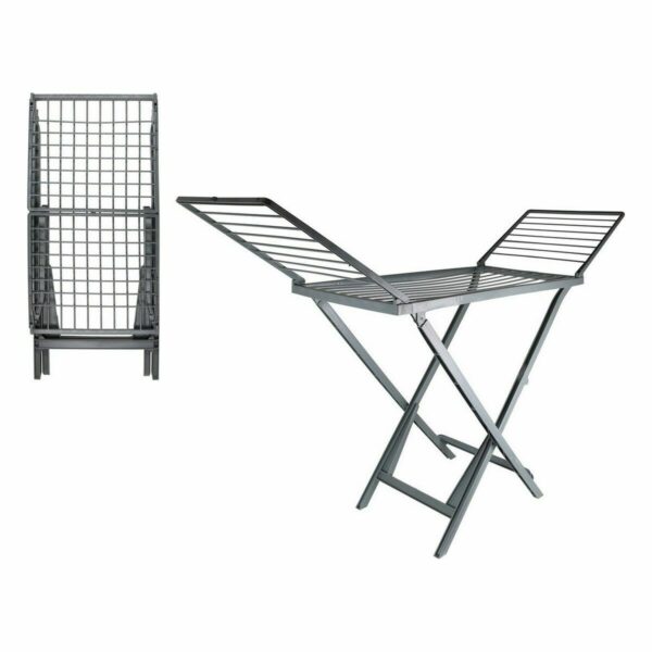 Faltbarer Wäscheständer Dem Elio Harz Grau 172 x 220 x 50,5 cm (3 Stück) – Bild 2
