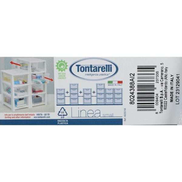 Schubladenschrank Tontarelli Linea mini Grau – Bild 2