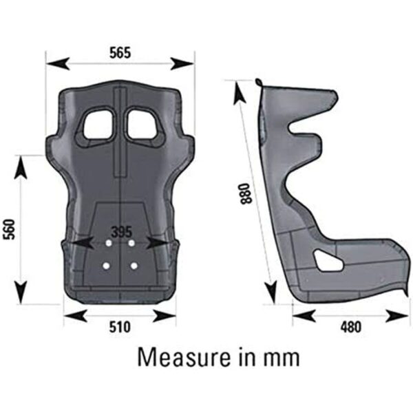 Rennsport-Sitz OMP RS-PT2 FIA 8855-1999 Schwarz – Bild 2