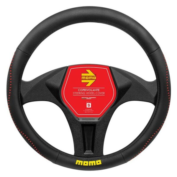 Lenkradabdeckung MOMO MOMLSWC018BRS Schwarz/Rot Ø 36 cm