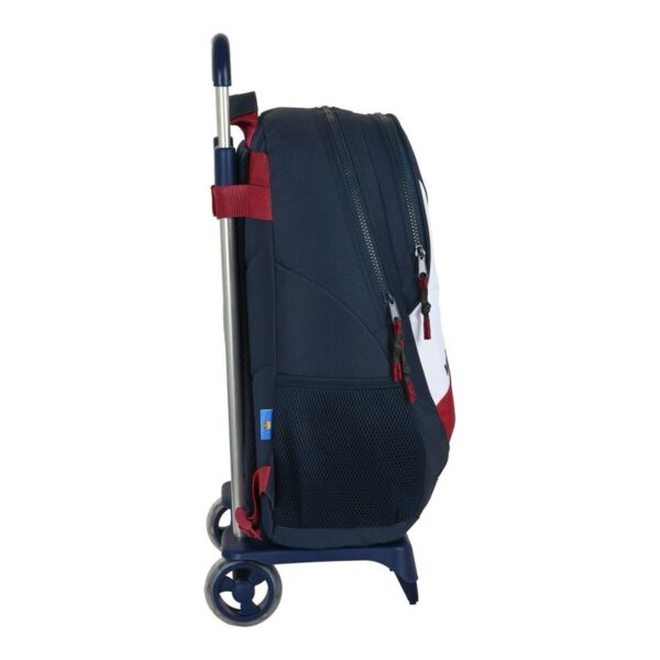 Schulrucksack mit Rädern F.C. Barcelona Corporativa Blau Granatrot 32 x 44 x 16 cm – Bild 2
