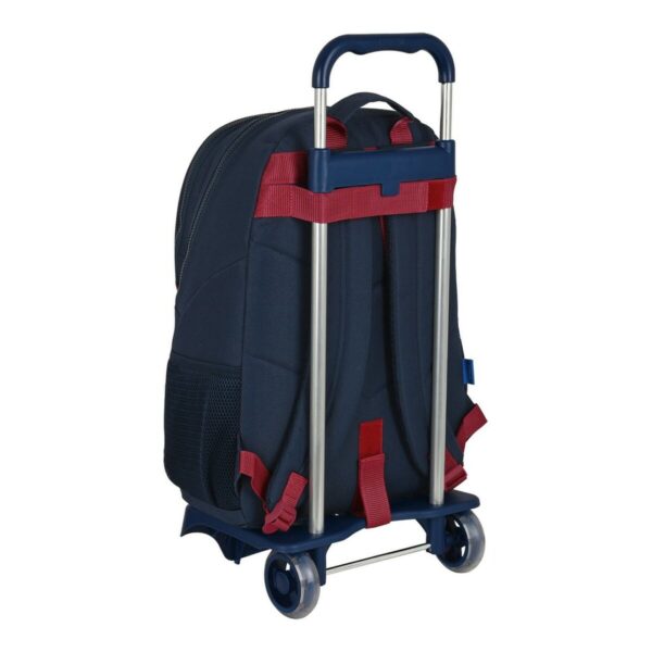 Schulrucksack mit Rädern F.C. Barcelona Corporativa Blau Granatrot 32 x 44 x 16 cm – Bild 3