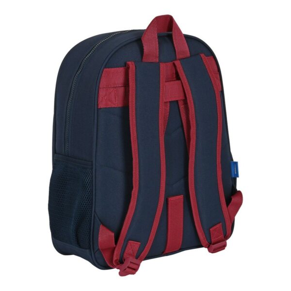 Schulrucksack F.C. Barcelona Blau Granatrot (32 x 38 x 12 cm) – Bild 4