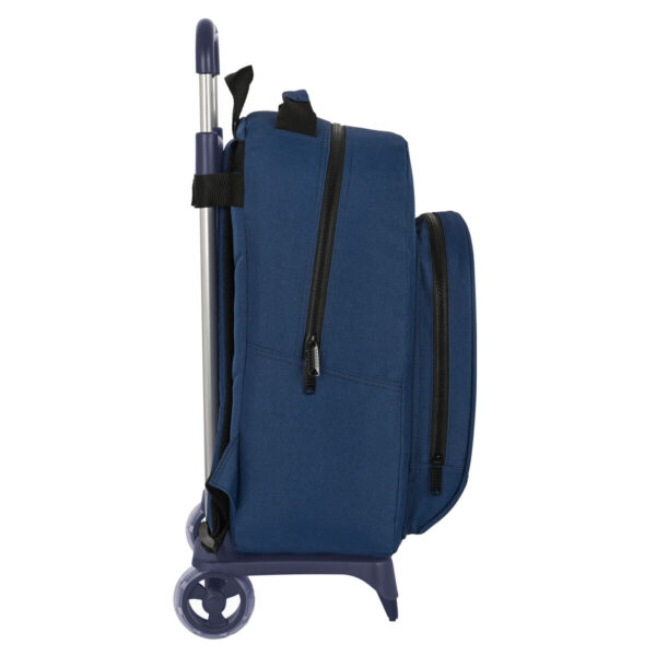 Schulrucksack mit Rädern BlackFit8 Urban Schwarz Marineblau (32 x 42 x 15 cm) – Bild 2