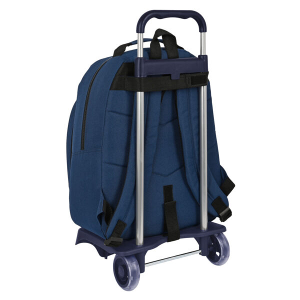 Schulrucksack mit Rädern BlackFit8 Urban Schwarz Marineblau (32 x 42 x 15 cm) – Bild 3