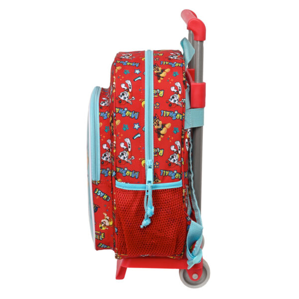 Schulrucksack mit Rädern The Paw Patrol Funday Blau Rot 26 x 34 x 11 cm – Bild 3