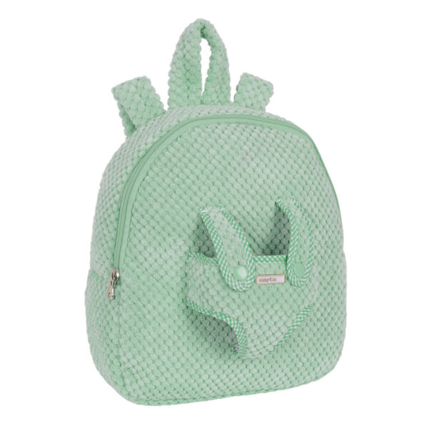 Kinderrucksack Safta Plüschbär türkis 23 x 27 x 7,5 cm – Bild 3