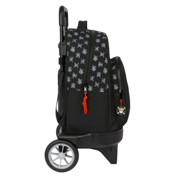 Schulrucksack mit Rädern One Piece Schwarz 33 x 45 x 22 cm – Bild 3