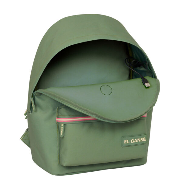 Laptoptasche El Ganso +usb el ganso basics grün 31 x 44 x 18 cm – Bild 4