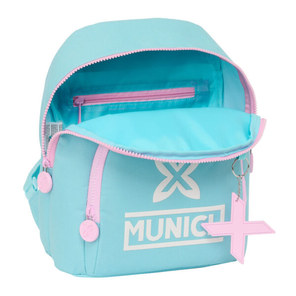 Schulrucksack Munich Heaven Celeste 25 x 30 x 13 cm – Bild 4