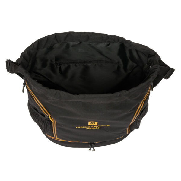 Rucksacktasche mit Bändern Kings League Schwarz 35 x 40 x 1 cm – Bild 3