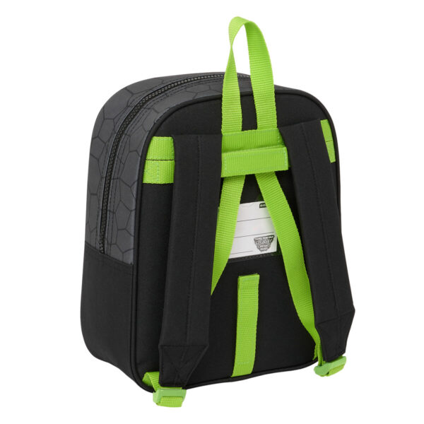 Schulrucksack Teenage Mutant Ninja Turtles Schwarz Grau 22 x 27 x 10 cm – Bild 3