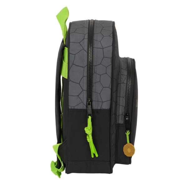 Schulrucksack Teenage Mutant Ninja Turtles Schwarz Grau 27 x 33 x 10 cm – Bild 3