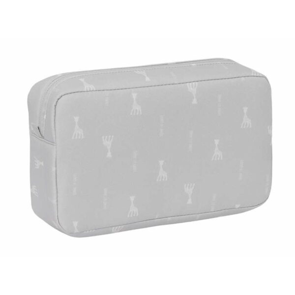 Reise-Toilettentasche Sophie la Girafe Hellgrau 28 x 16 x 9 cm – Bild 5
