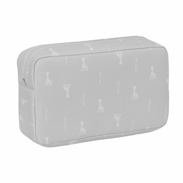 Reise-Toilettentasche Sophie la Girafe Hellgrau 28 x 16 x 9 cm – Bild 3