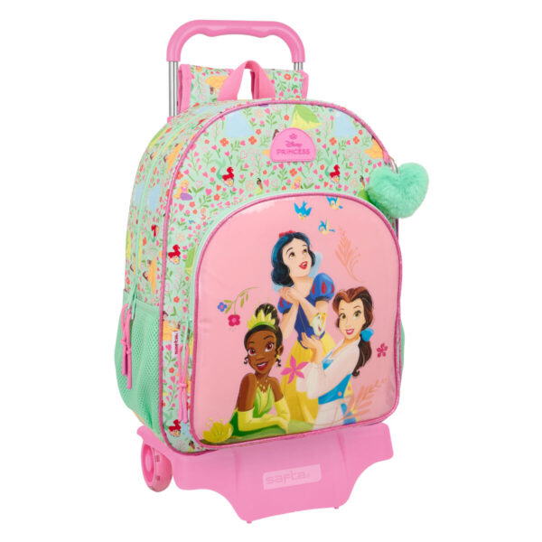 Schulrucksack Disney Princess Bloom grün Rosa 33 x 42 x 14 cm
