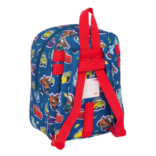 Schulrucksack Cars Racing Marineblau 22 x 27 x 10 cm – Bild 2