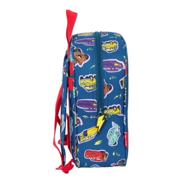 Schulrucksack Cars Racing Marineblau 22 x 27 x 10 cm – Bild 3