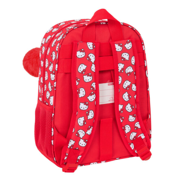 Schulrucksack Hello Kitty Iconic Weiß Rot 26 x 34 x 11 cm – Bild 3