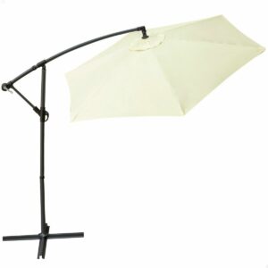 Sonnenschirm Aktive Creme 300 cm 4,2 cm Aluminium