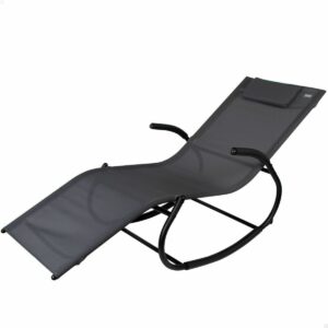 Solseng Aktive Schwarz Stahl Textilene 172 x 53 x 75 cm